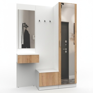 Набор мебели для прихожей "Марсель-106" МР 01-106 В2160 Ш1500 Г420 (ЛД.. Набор мебели для прихожей "Марсель-106" МР 01-106 В2160 Ш1500 Г420 (ЛД..